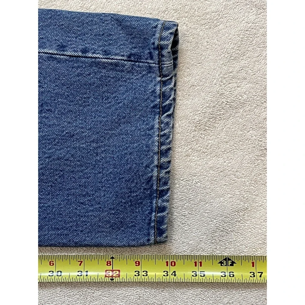 VTG Levis 501XX Jeans Mens 34x34 Med Wash Straight Button Fly Made In USA Y2K